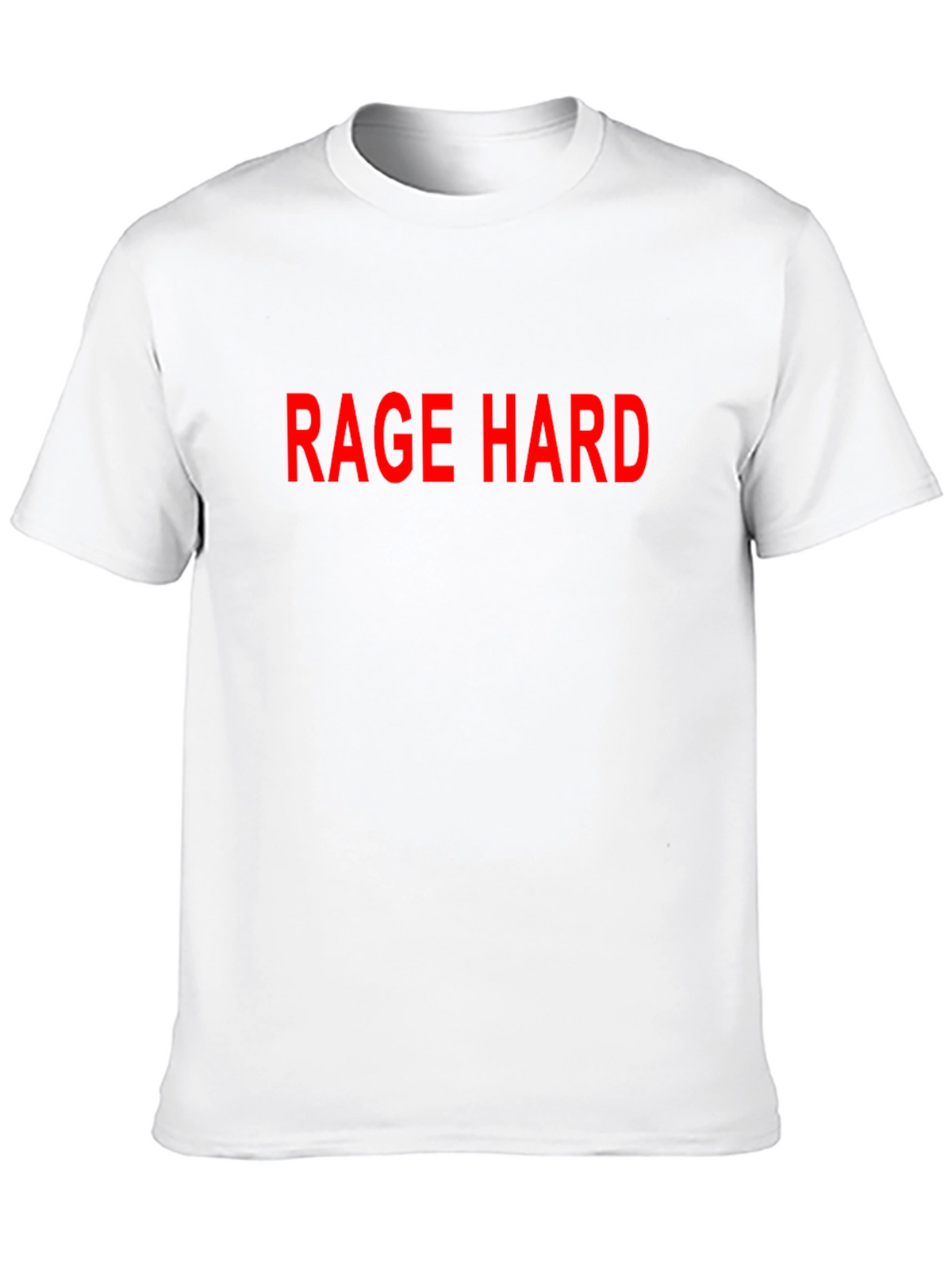 Rage Hard Black Cotton Graphic Tee