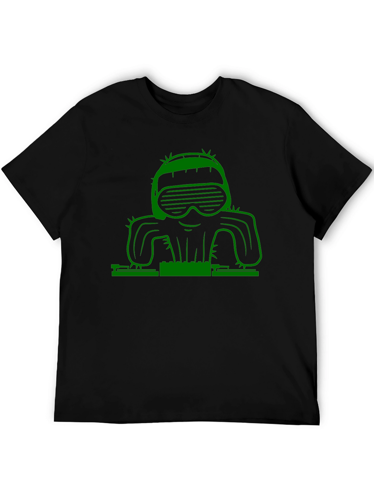 DJ Cactus Graphic T-Shirt - Cool & Unique Design