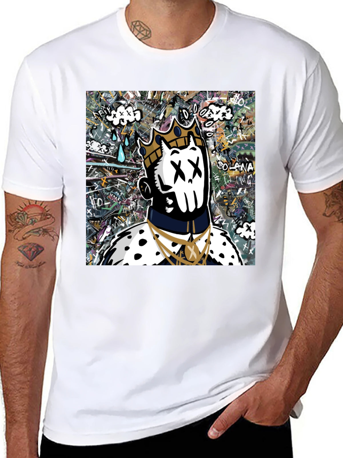 Graffiti King Black T-Shirt