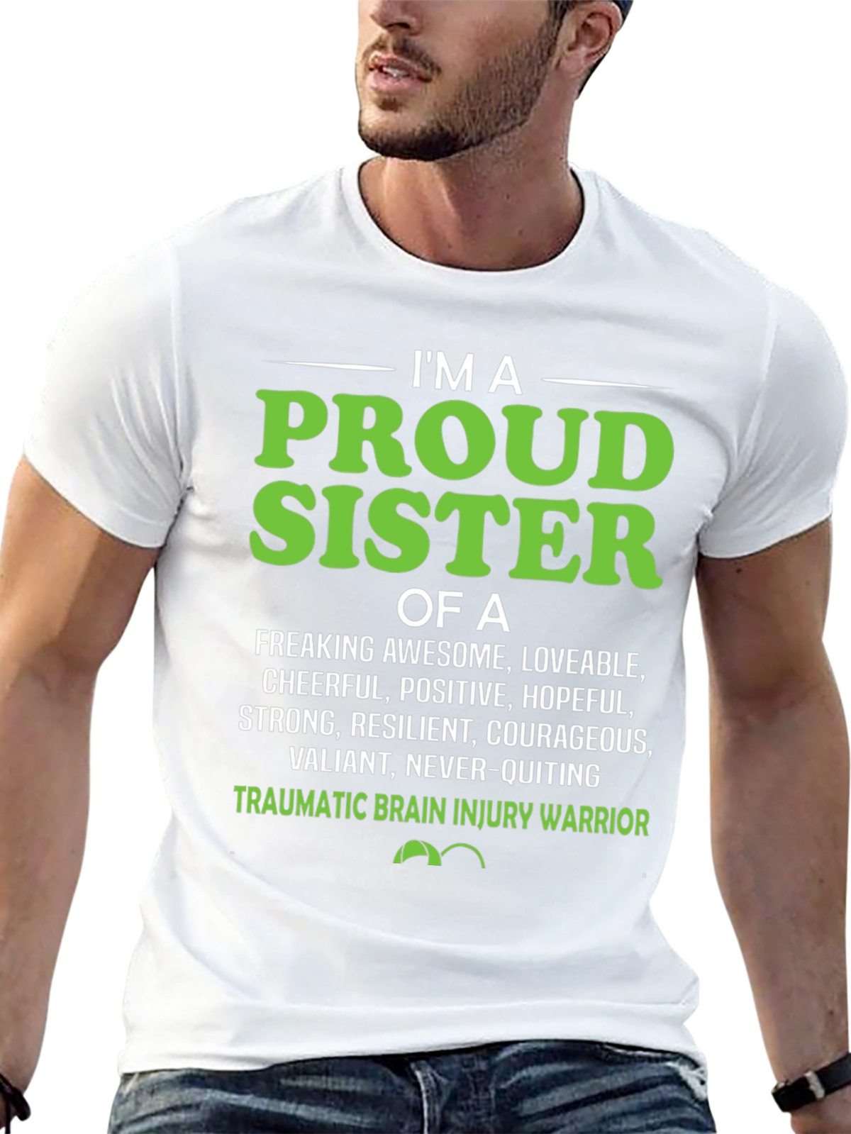 Proud Sister Traumatic Brain Injury Warrior T-Shirt