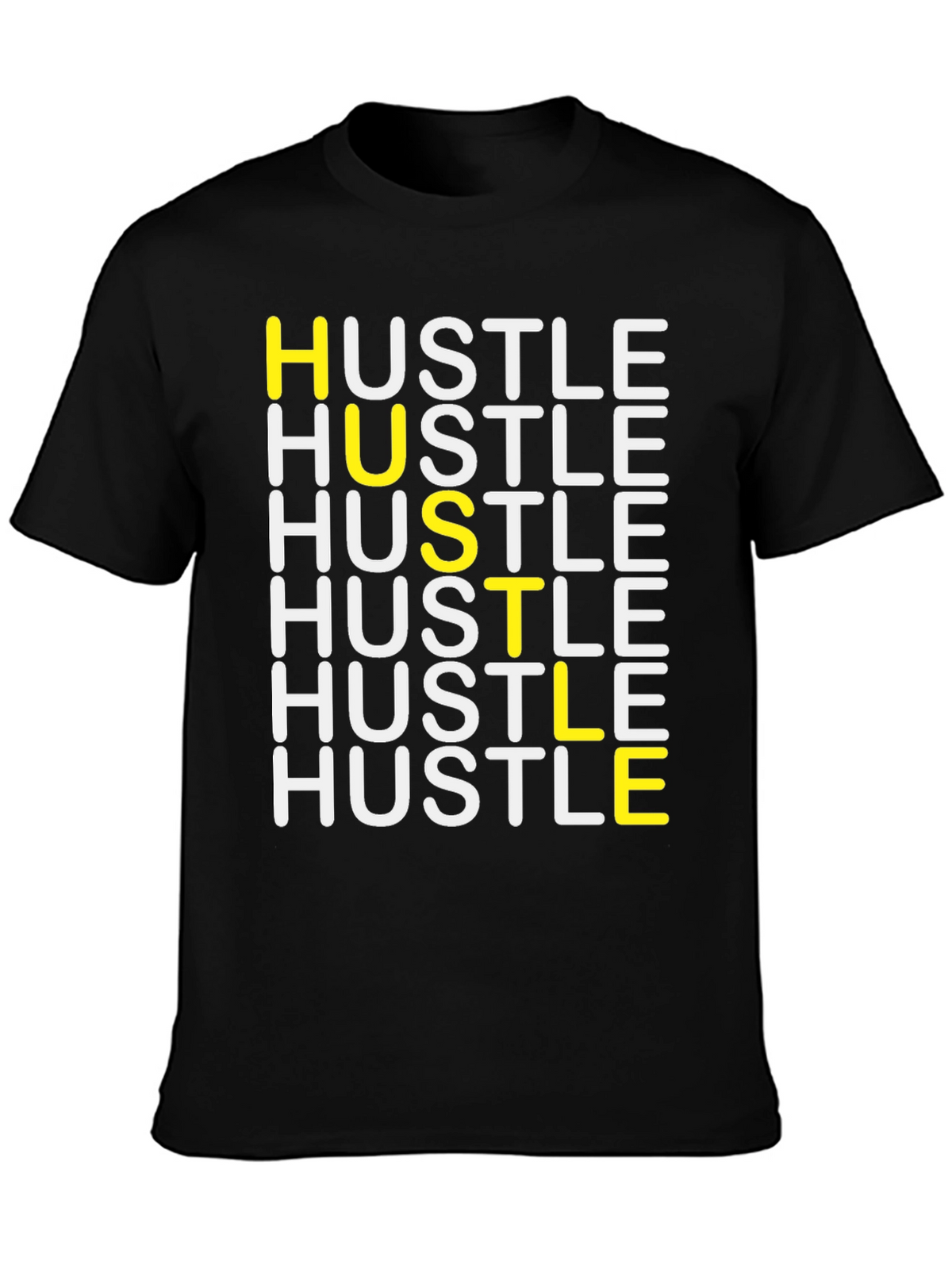 HUSTLE Graphic Tee - Stylish Motivation