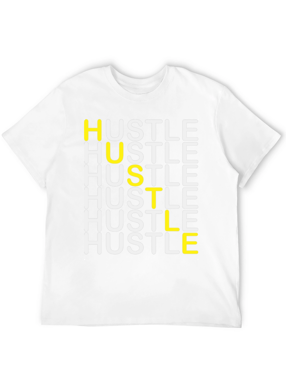 HUSTLE Graphic Tee - Stylish Motivation
