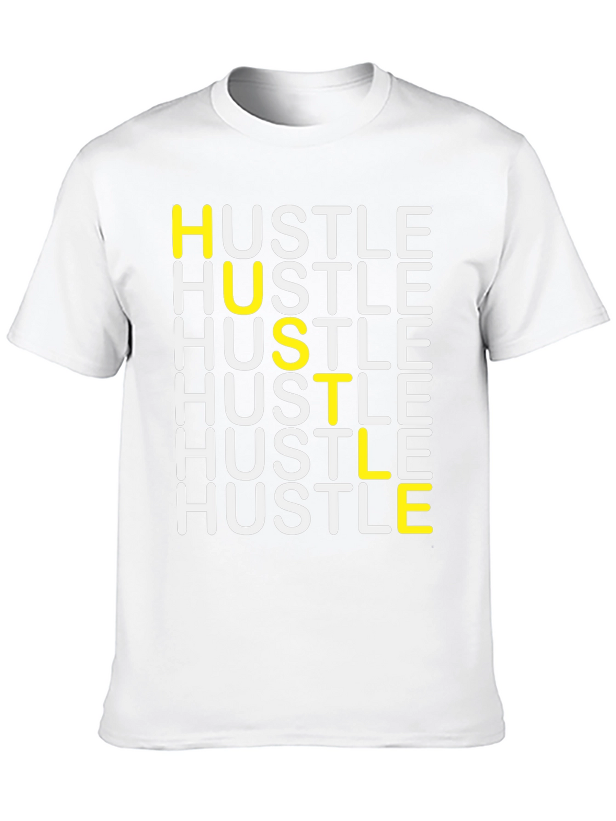 HUSTLE Graphic Tee - Stylish Motivation