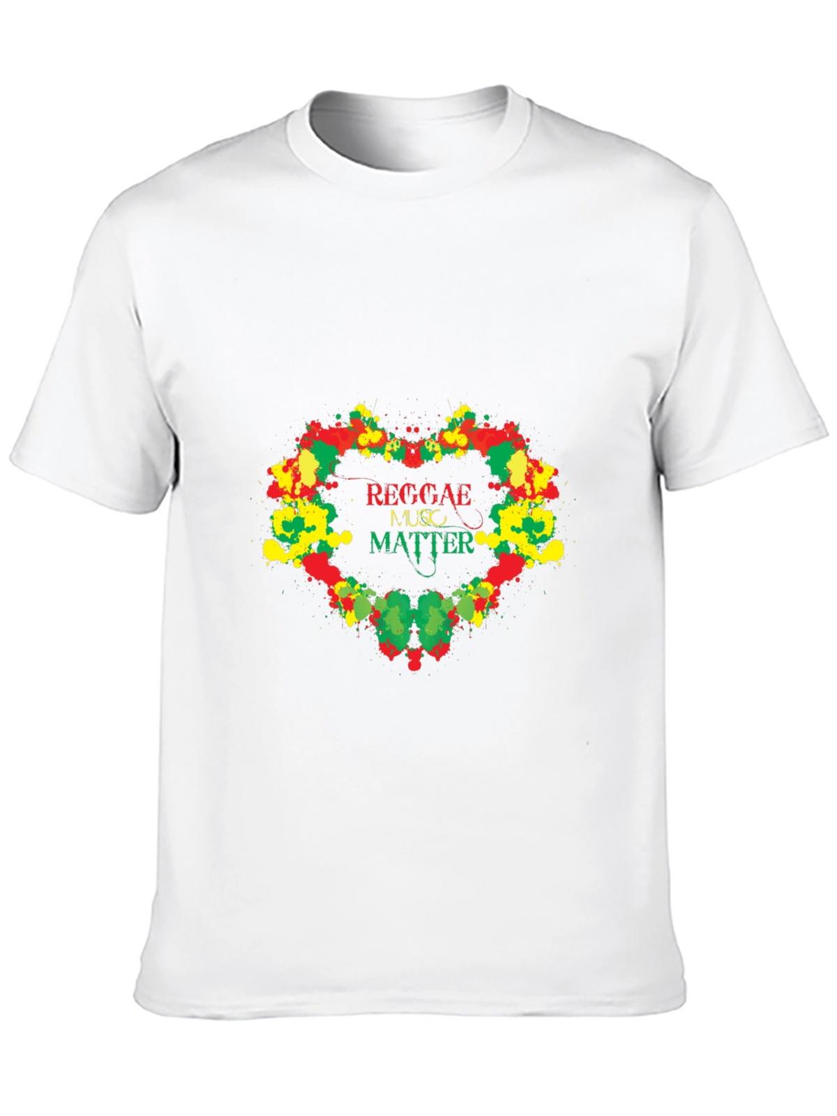 Reggae Music Matter Graphic T-Shirt - Black