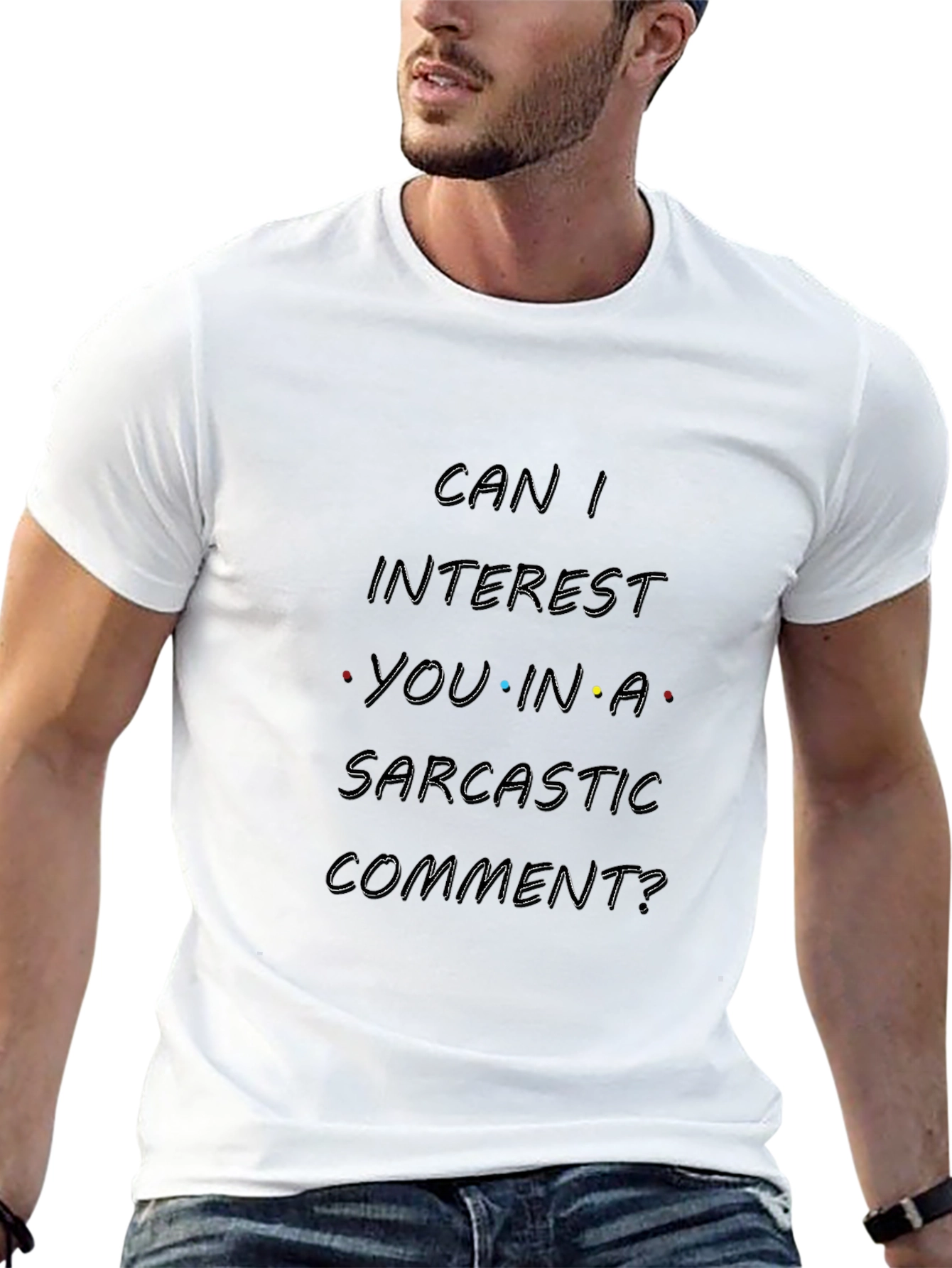 Sarcastic Comment T-Shirt - Black