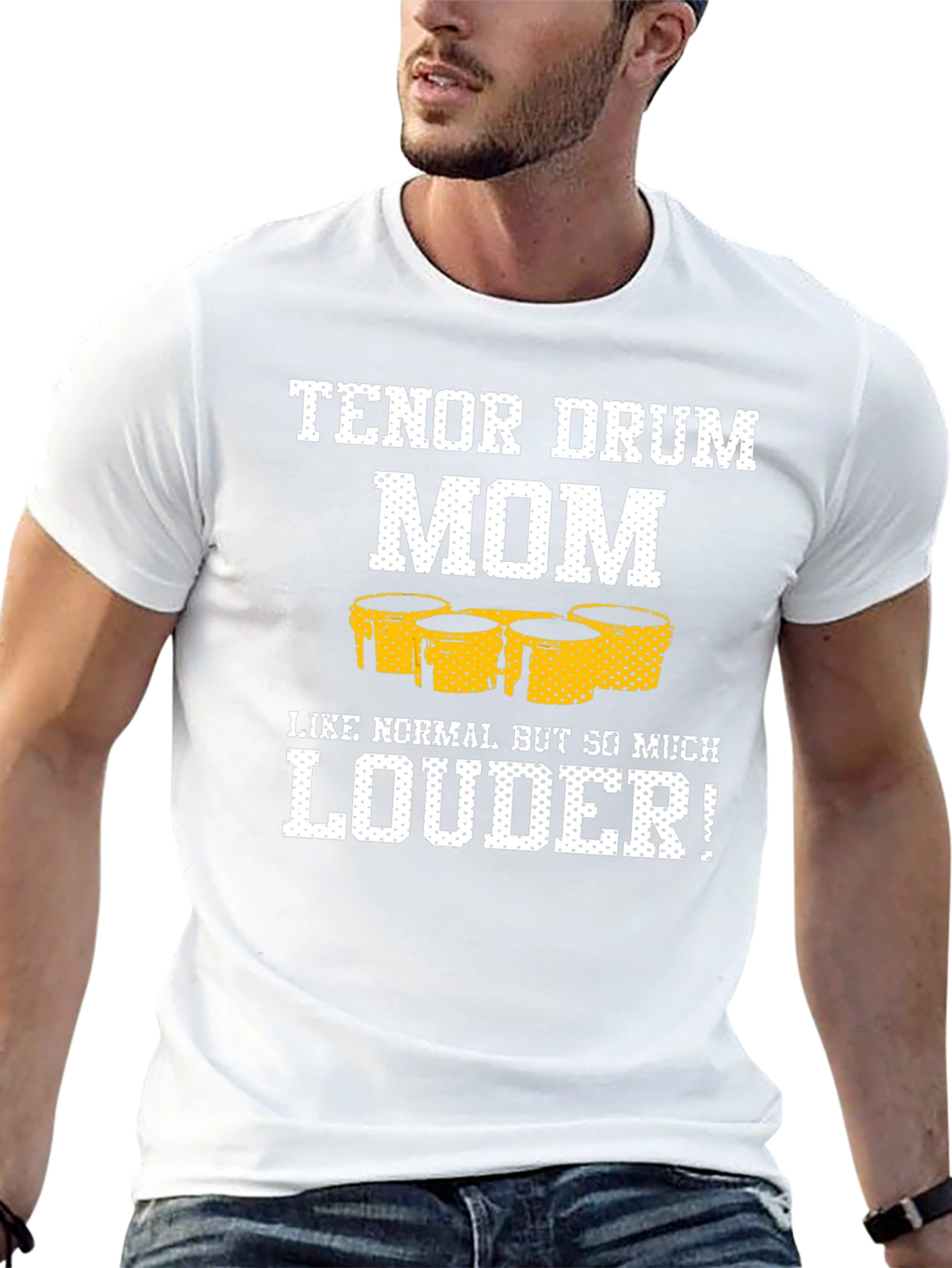 Tenor Drum Mom T-Shirt - Loud and Proud