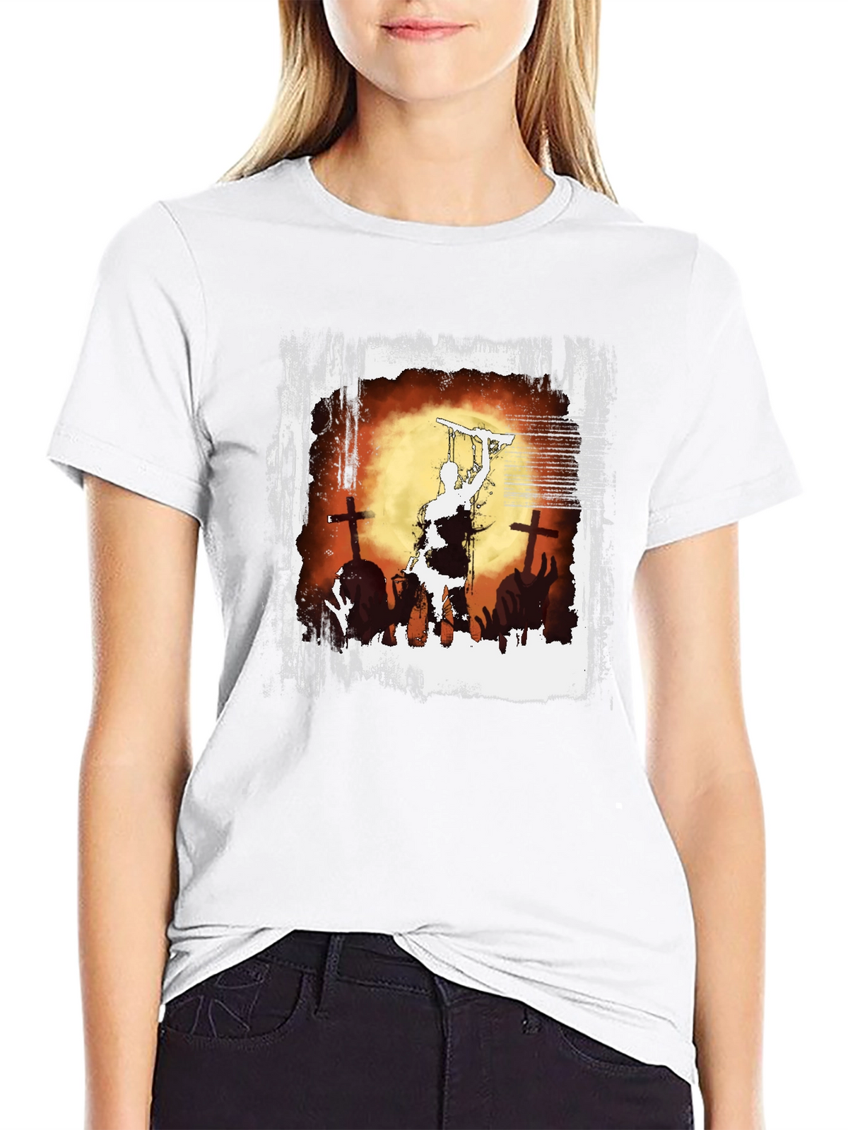 Ash vs Evil Dead T-Shirt - Graveyard Chainsaw