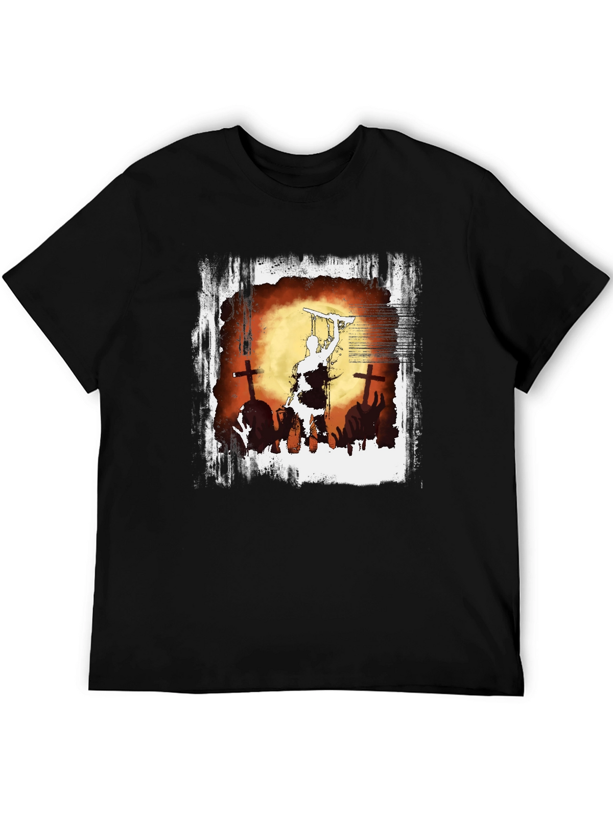 Ash vs Evil Dead T-Shirt - Graveyard Chainsaw
