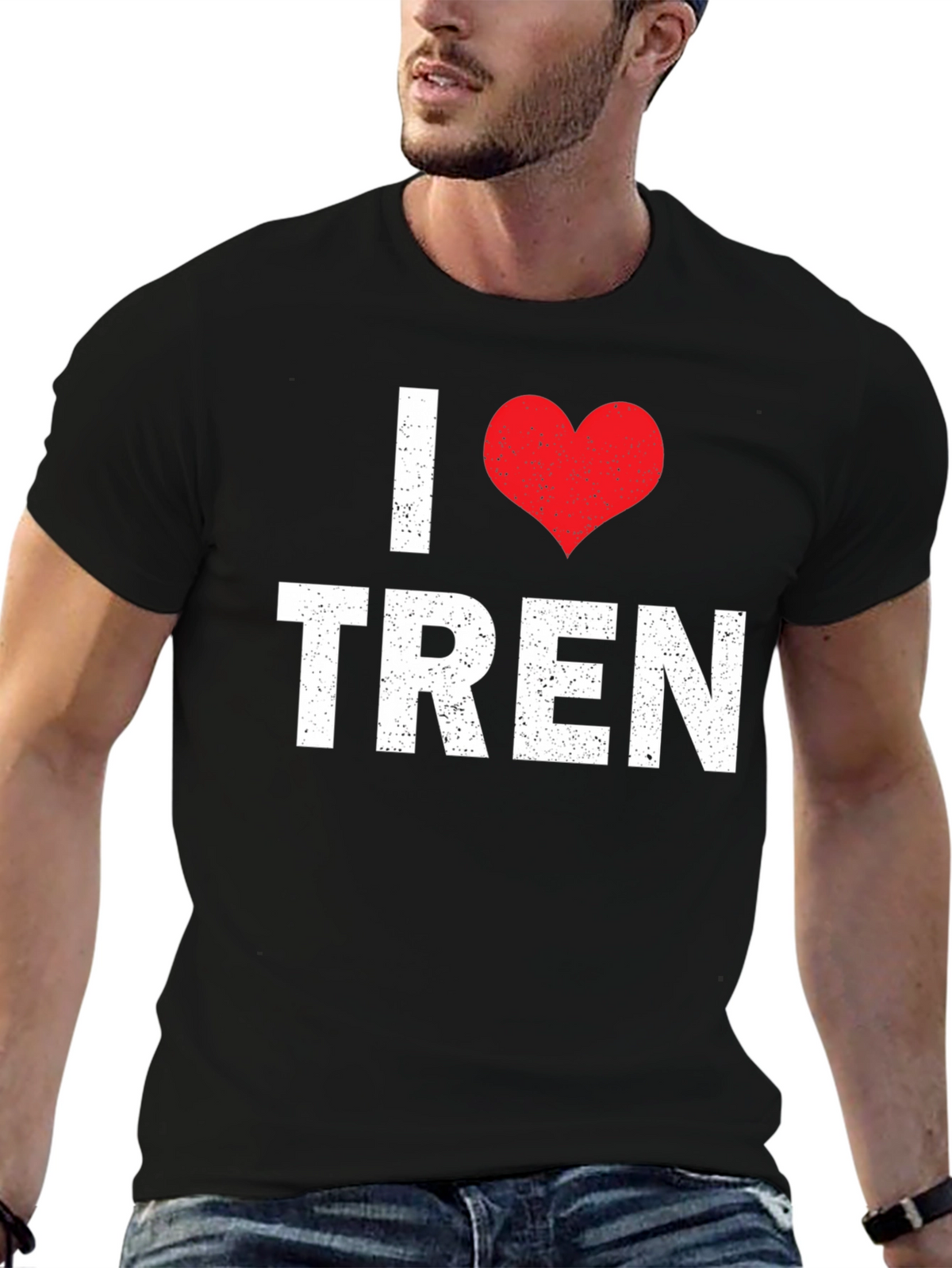 I Love Tren Graphic T-Shirt