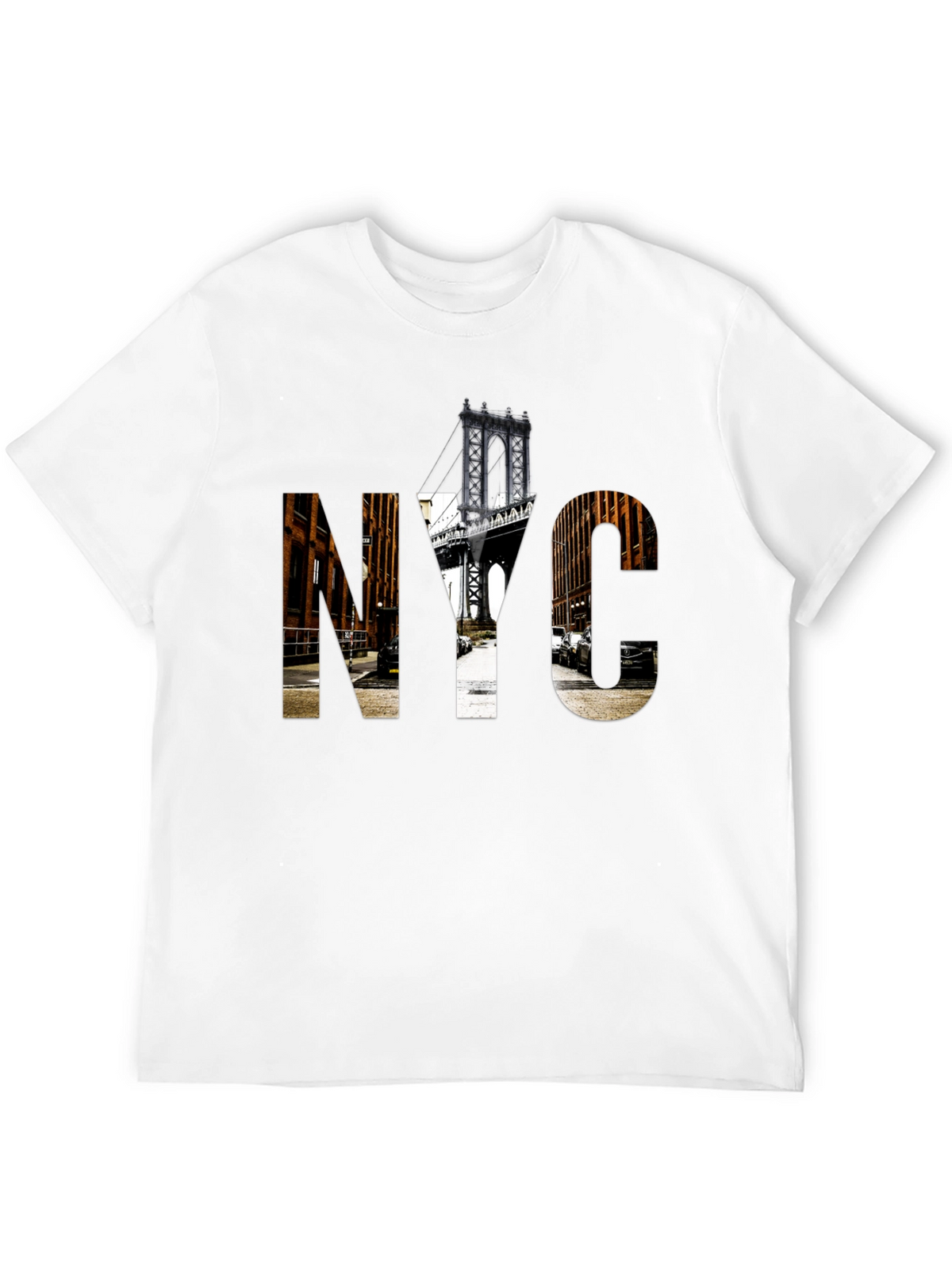 NYC Bridge Graphic T-Shirt