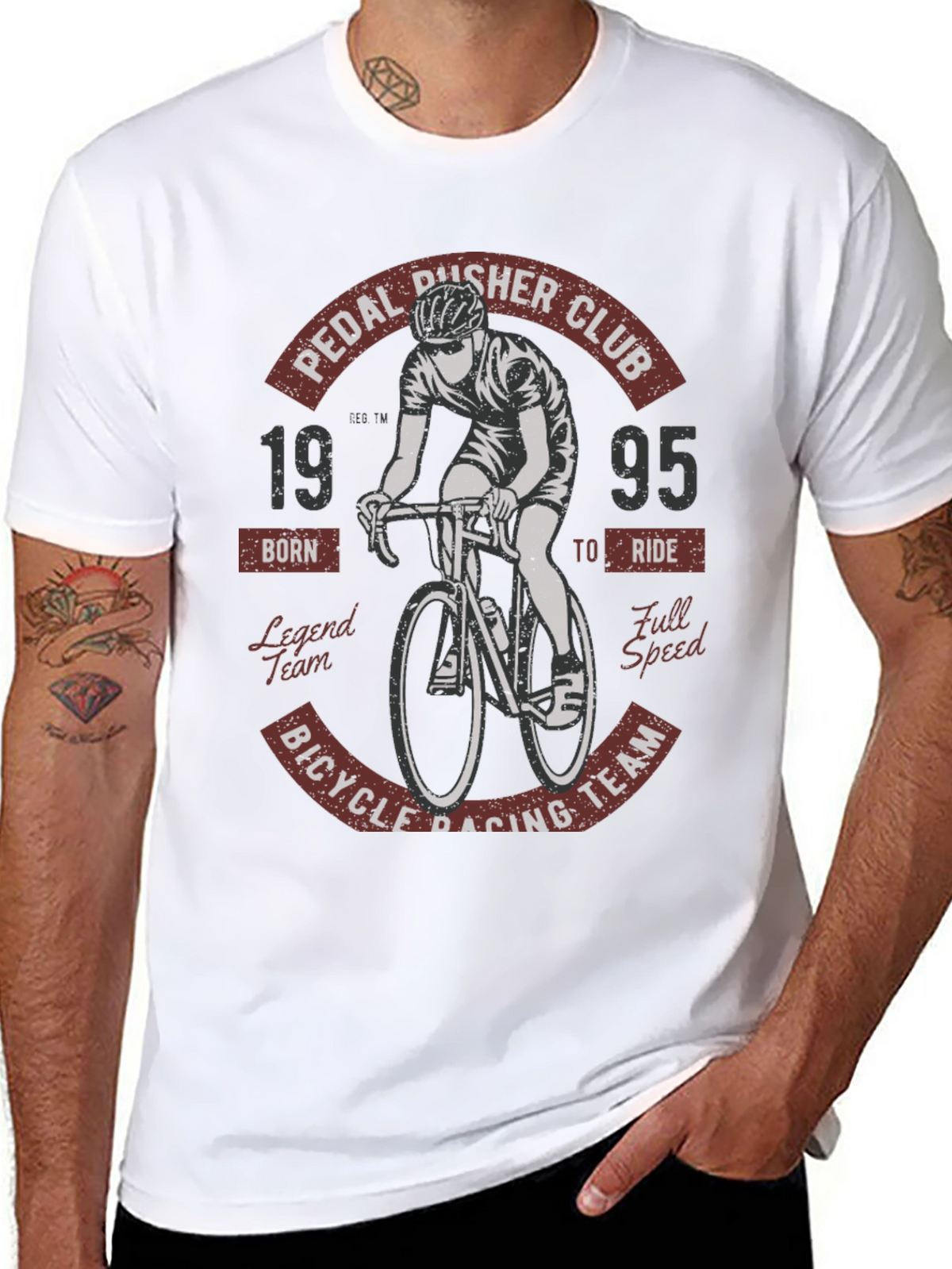 Pedal Pusher Cycling Club Graphic T-Shirt