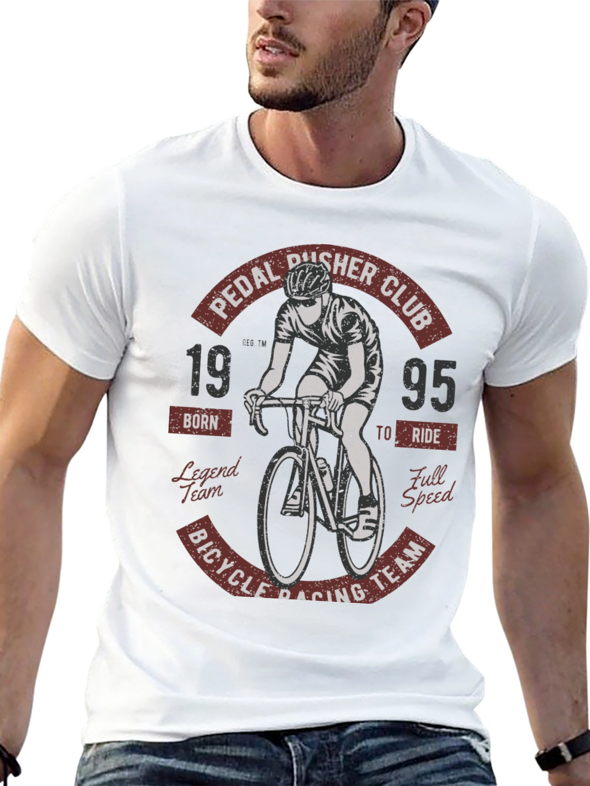 Pedal Pusher Cycling Club Graphic T-Shirt