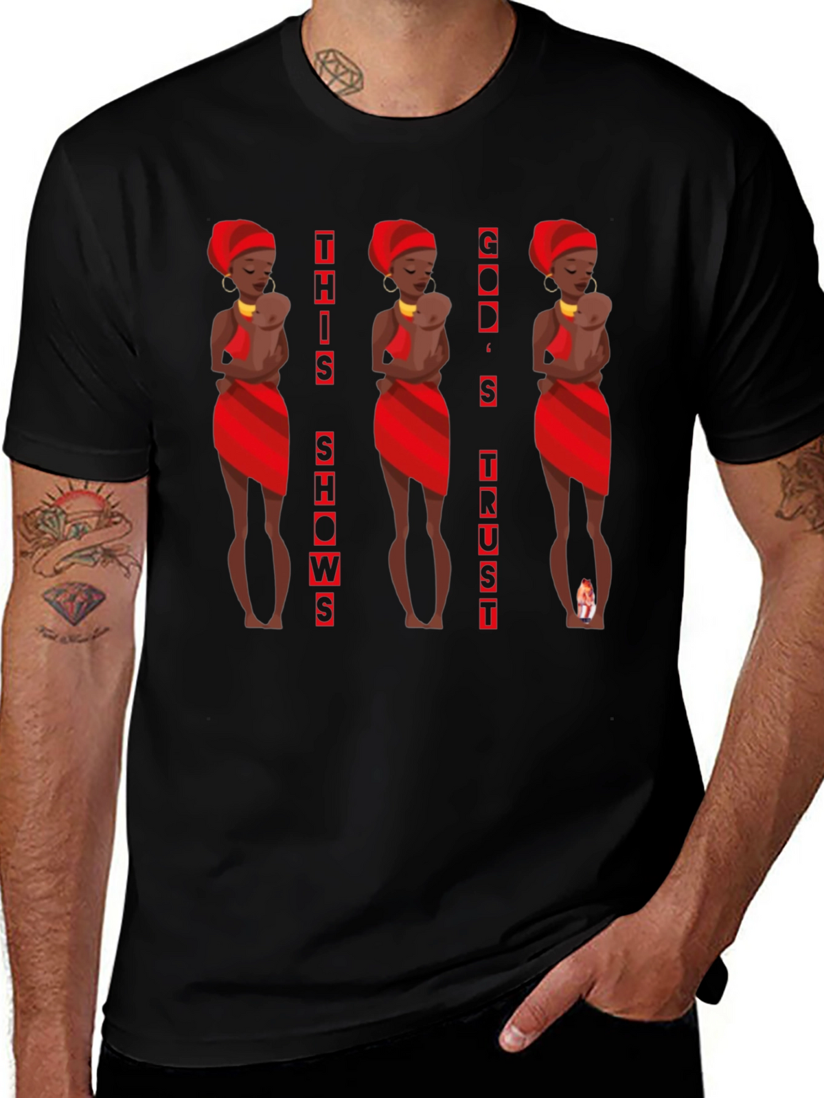 Gods Trust Graphic T-Shirt