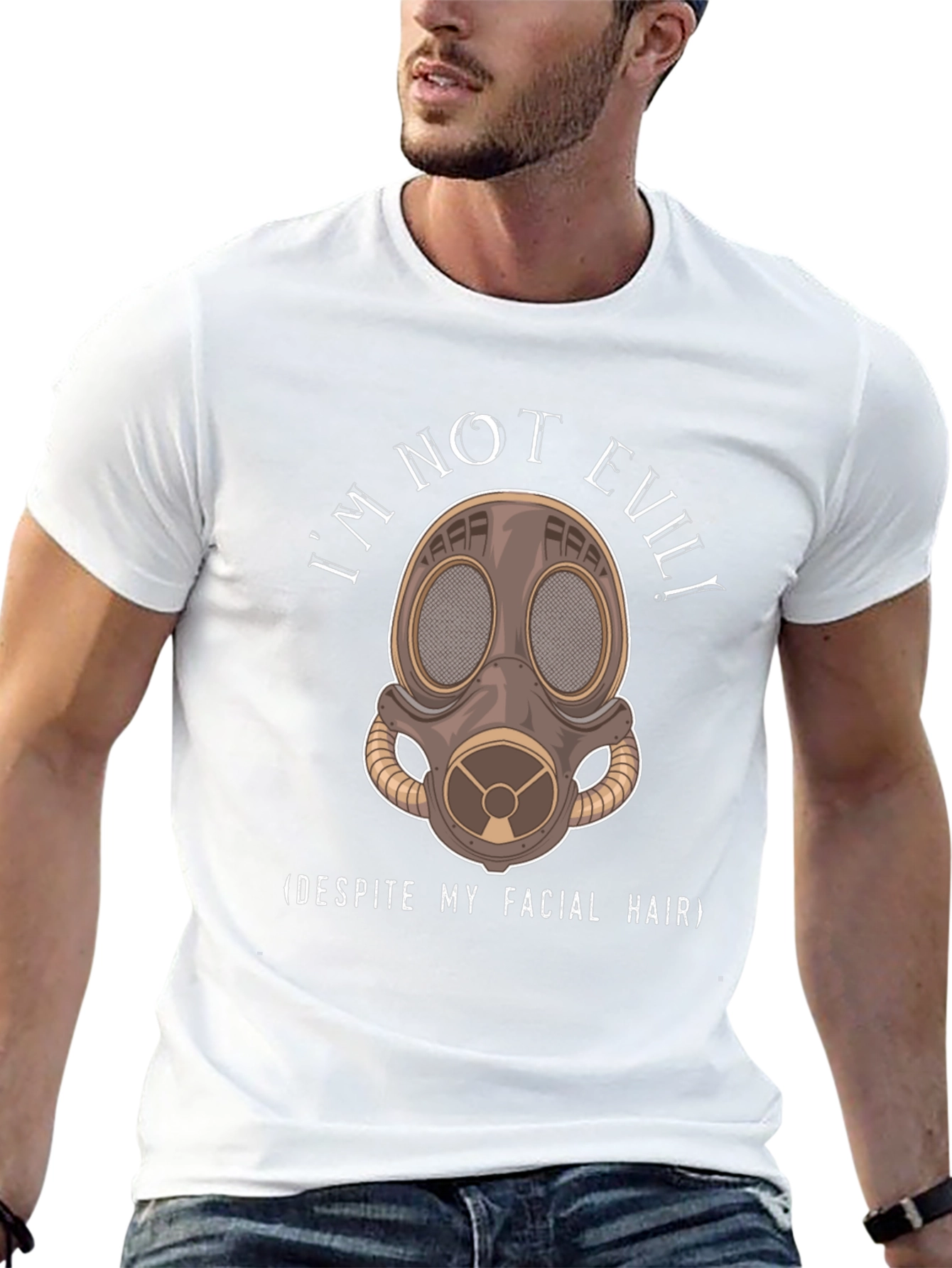 Im Not Evil Gas Mask T-Shirt