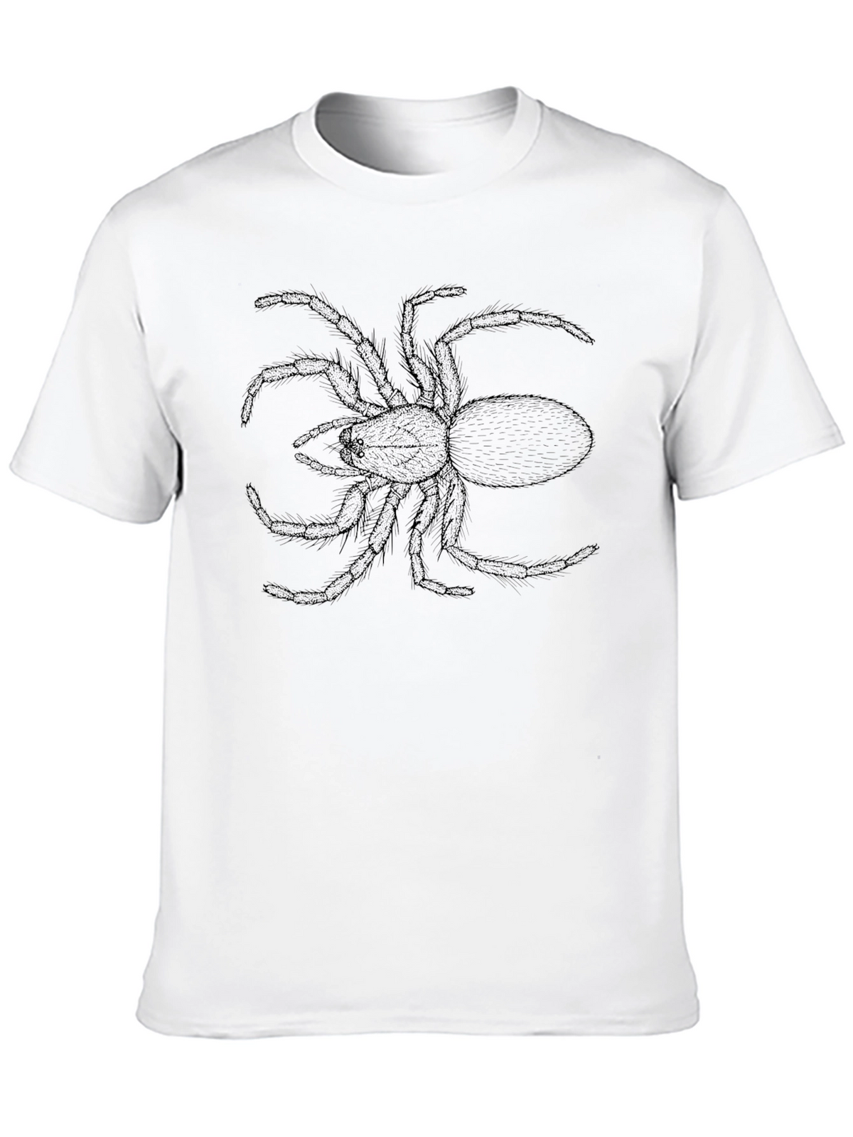 Mens Black Spider Graphic Tee