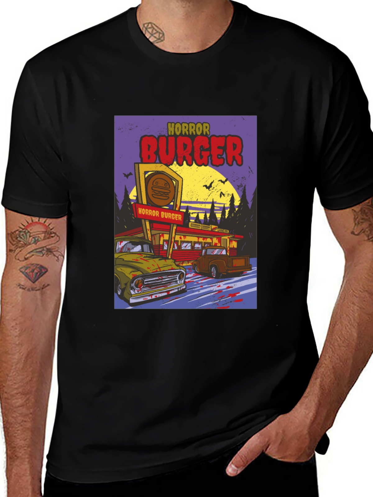 Horror Burger Graphic Tee