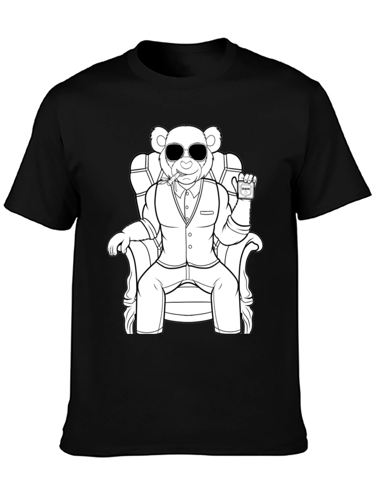 Cool Bear in Suit Graphic Tee - Unisex