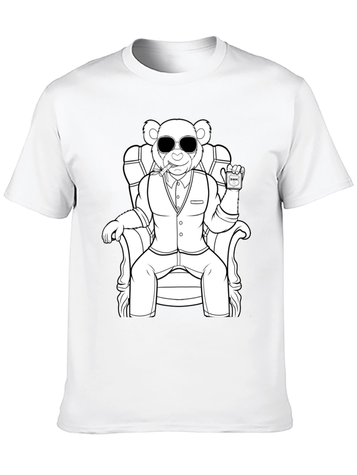 Cool Bear in Suit Graphic Tee - Unisex