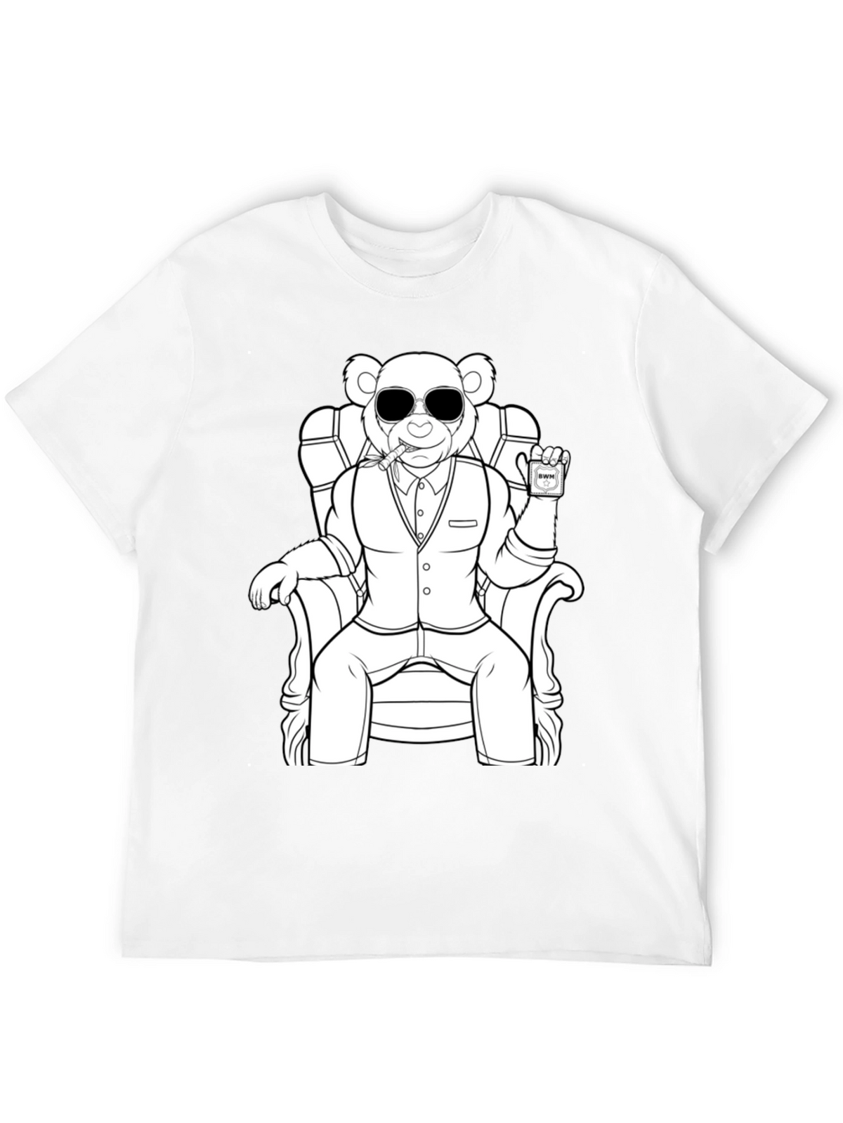 Cool Bear in Suit Graphic Tee - Unisex