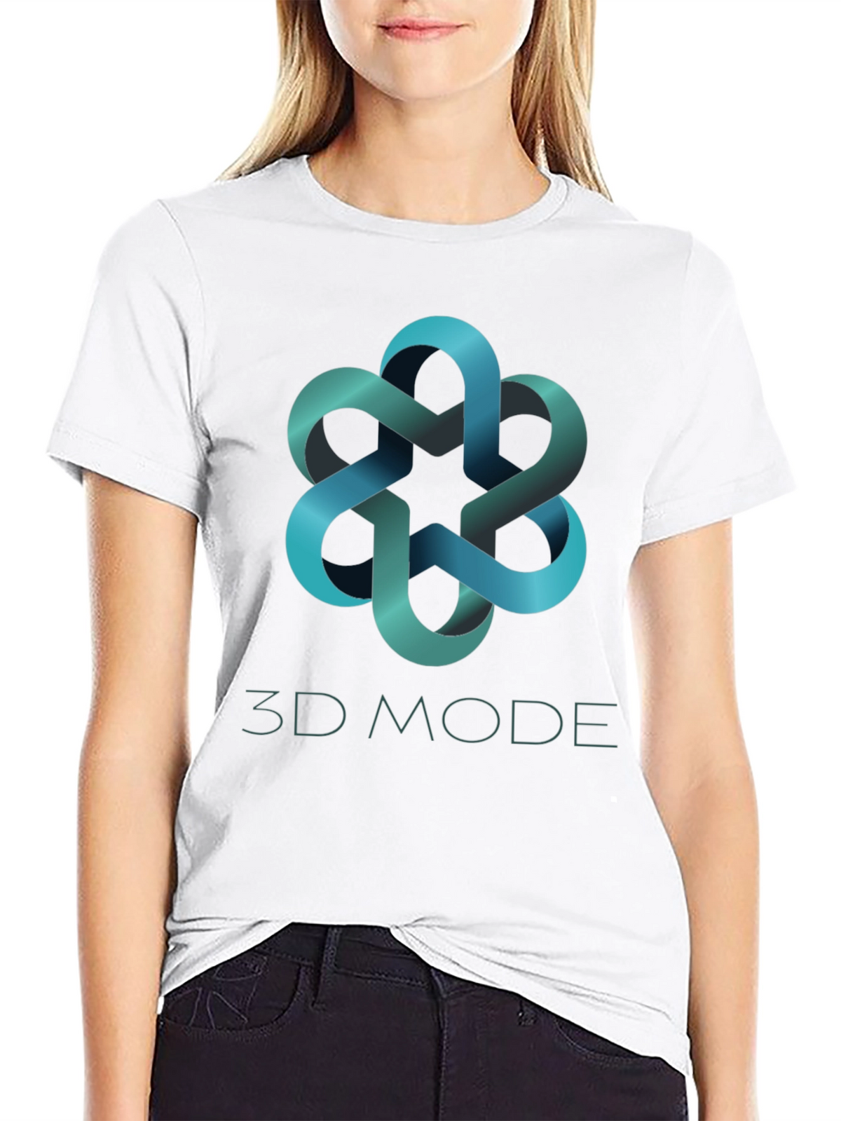 3D Mode Stylish Graphic Tee