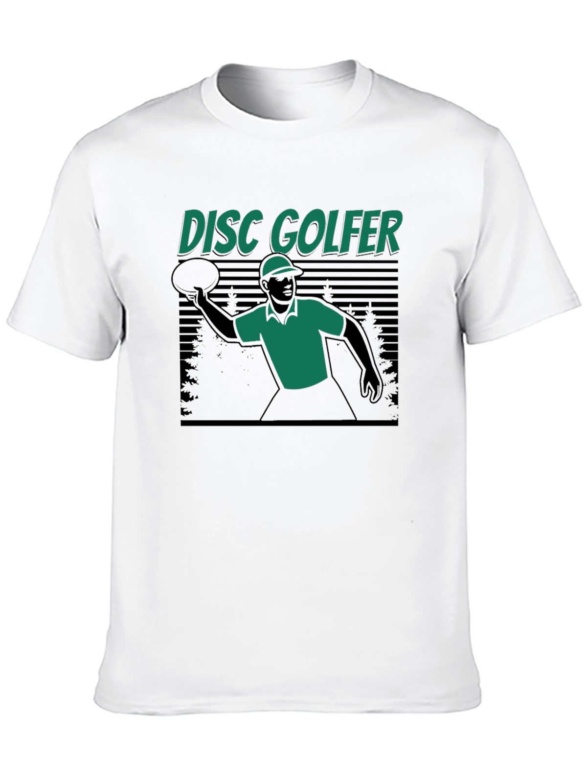 Disc Golfer Graphic Tee - Sporty Casual Style