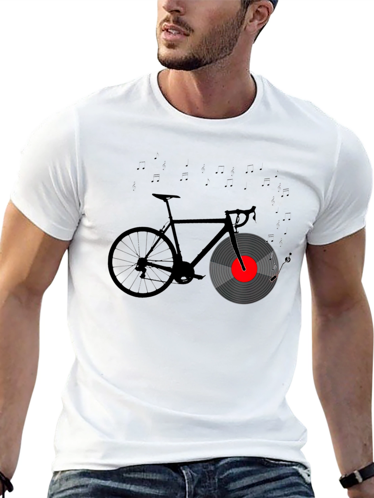 Cycling Music Tee