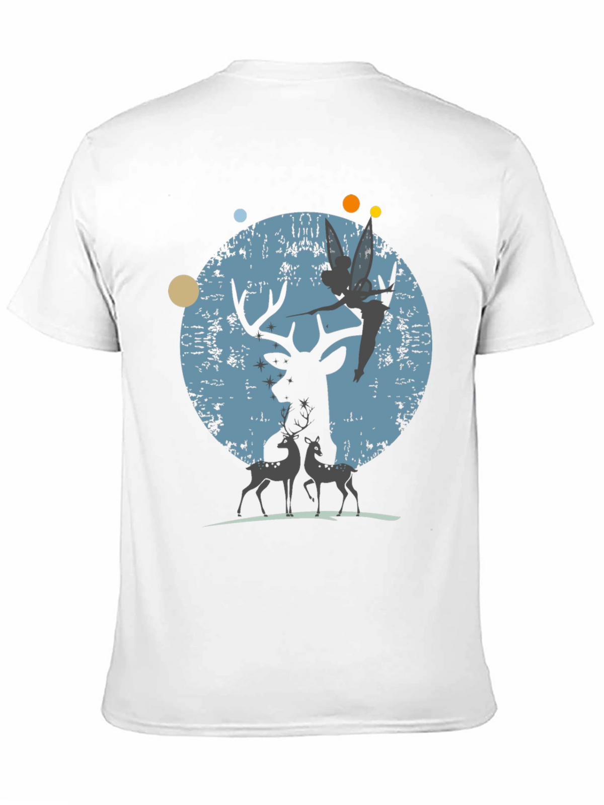 Deer & Fairy Graphic T-Shirt