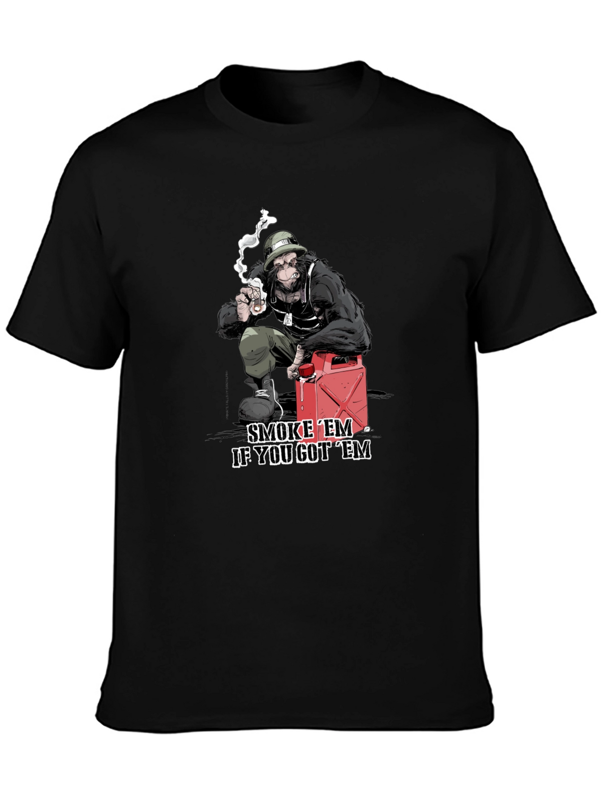 Smoke Em Gorilla Graphic Tee