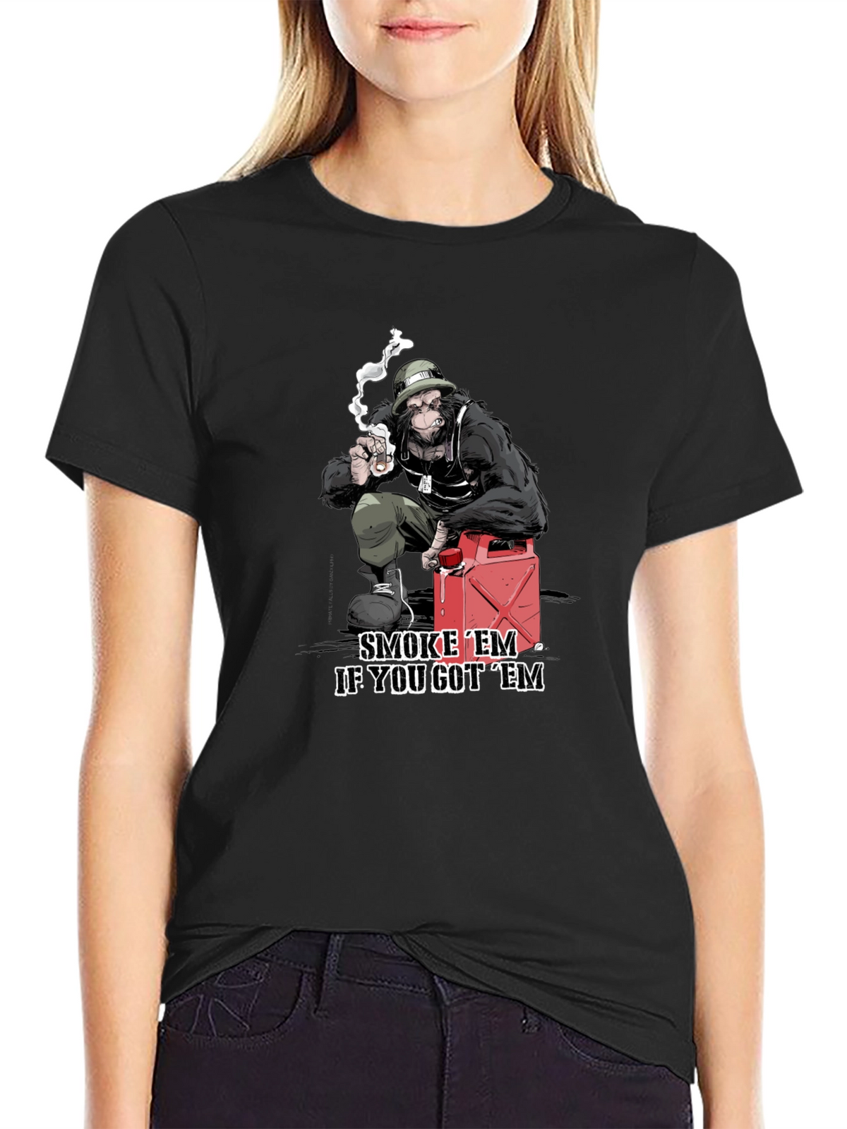 Smoke Em Gorilla Graphic Tee
