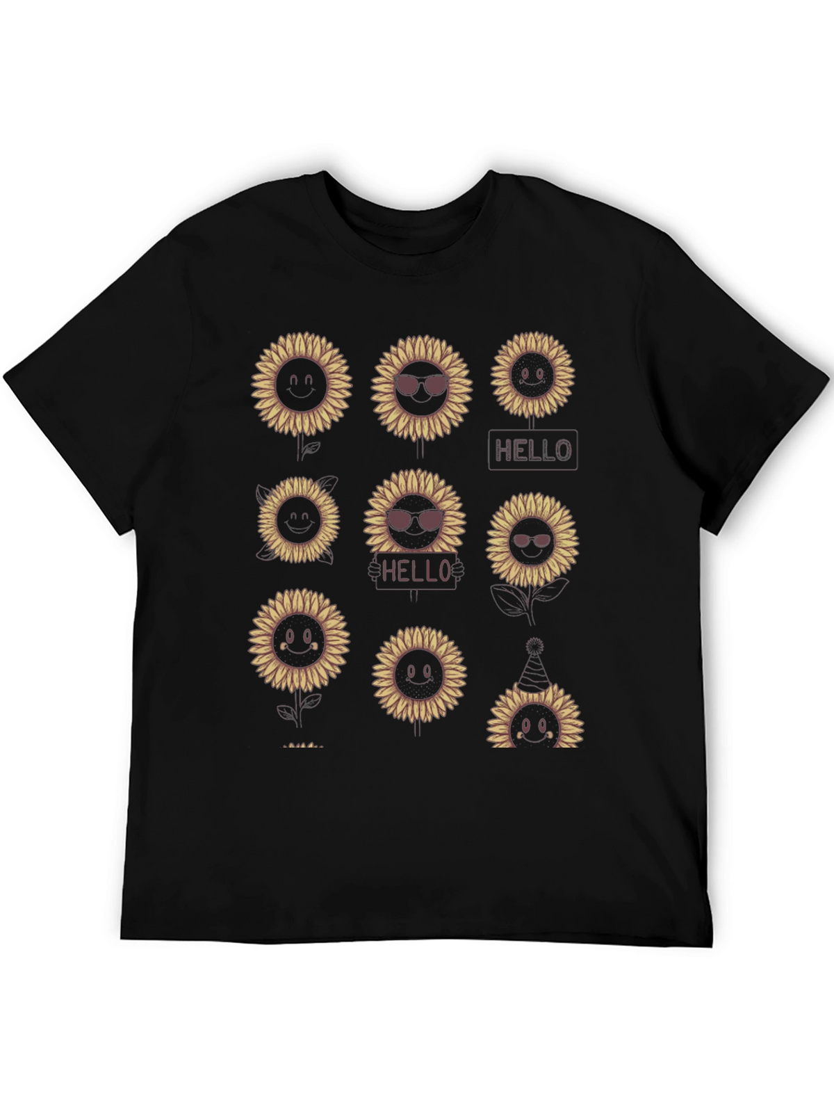 Sunflower Graphic Tee - Unisex Cotton T-Shirt