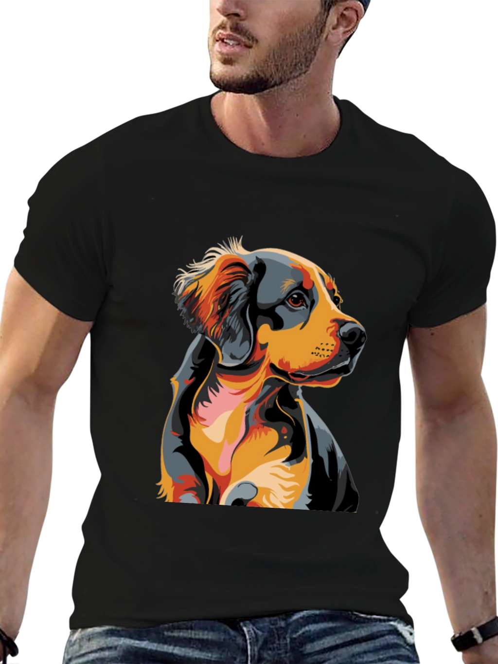 Dog Art Graphic Tee