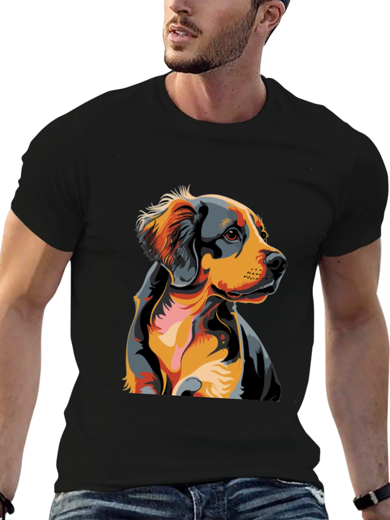 Dog Art Graphic Tee