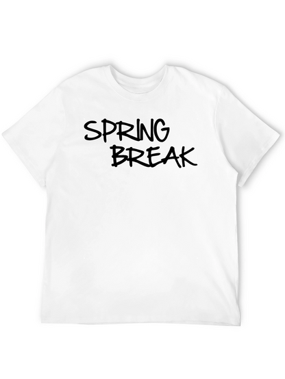 Spring Break Graphic Black T-Shirt