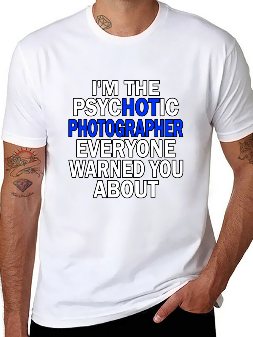 Psychotic Photographer T-Shirt - Funny Photography Tee