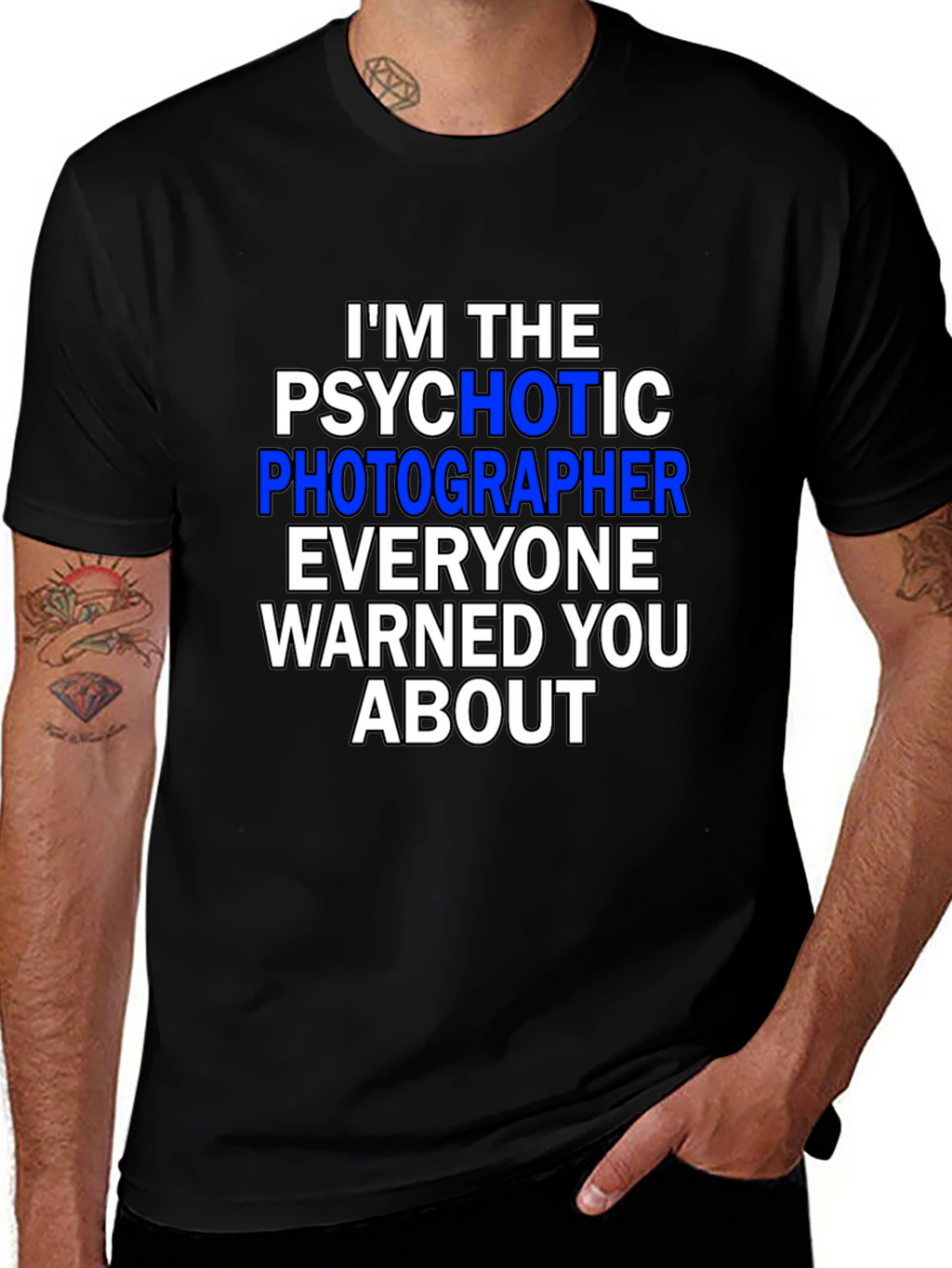 Psychotic Photographer T-Shirt - Funny Photography Tee