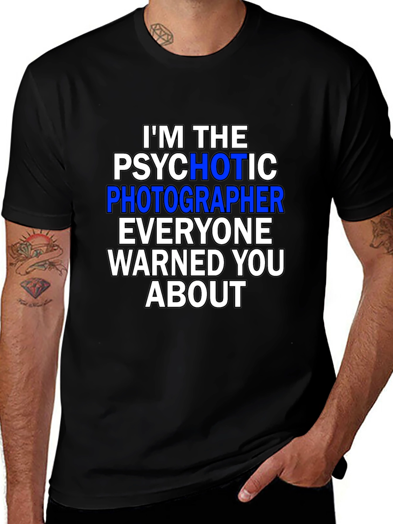 Psychotic Photographer T-Shirt - Funny Photography Tee