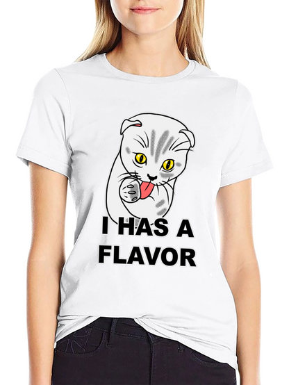 I Has A Flavor Funny Cat T-Shirt