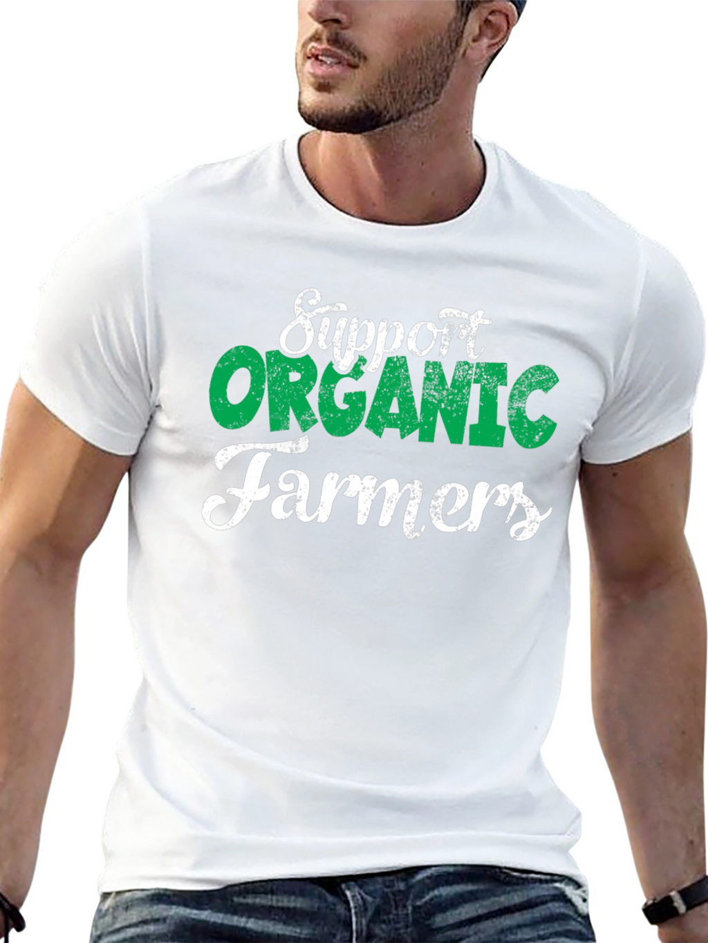 Support Organic Farmers Graphic Tee