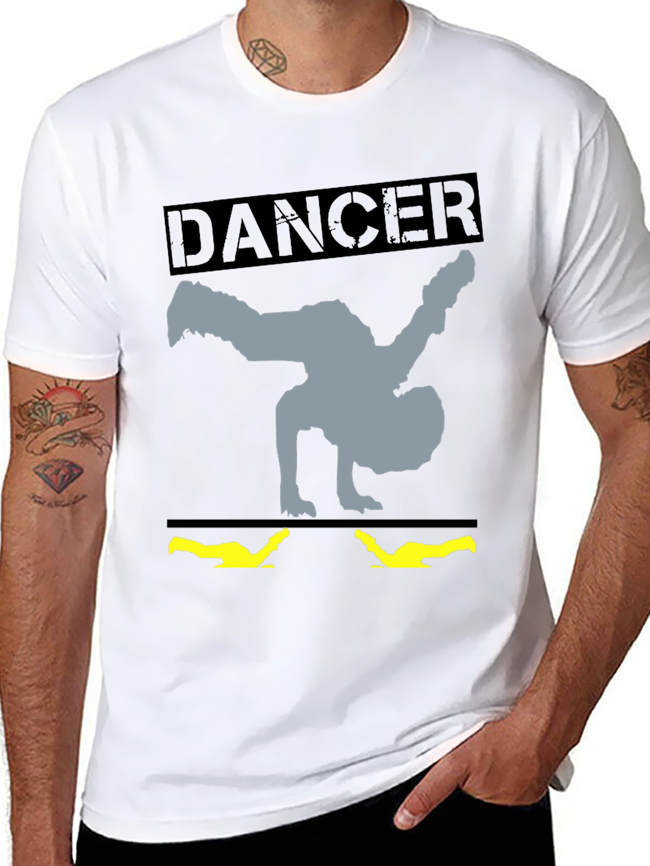 Dancer Graphic Tee - Breakdance Style
