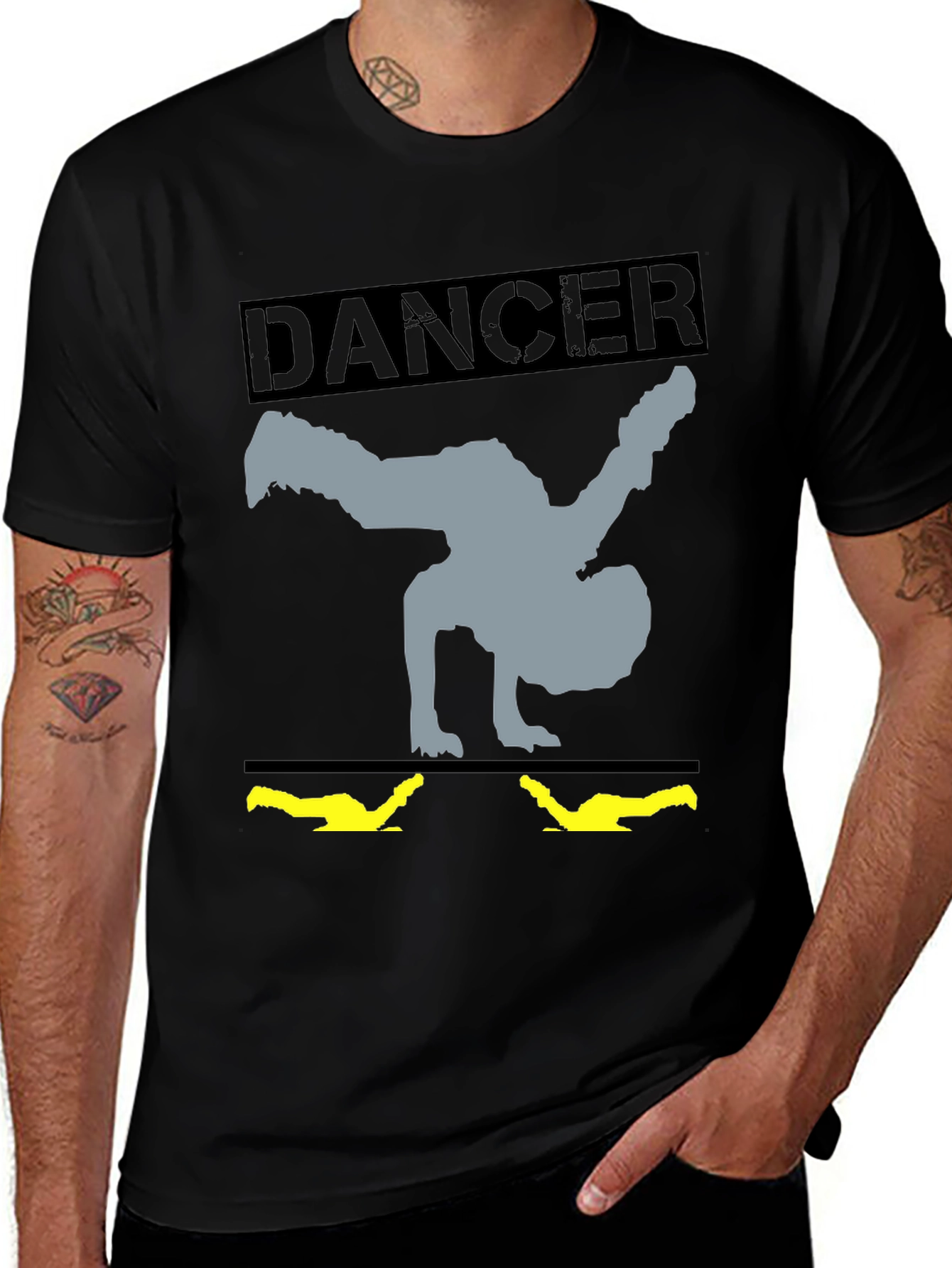 Dancer Graphic Tee - Breakdance Style