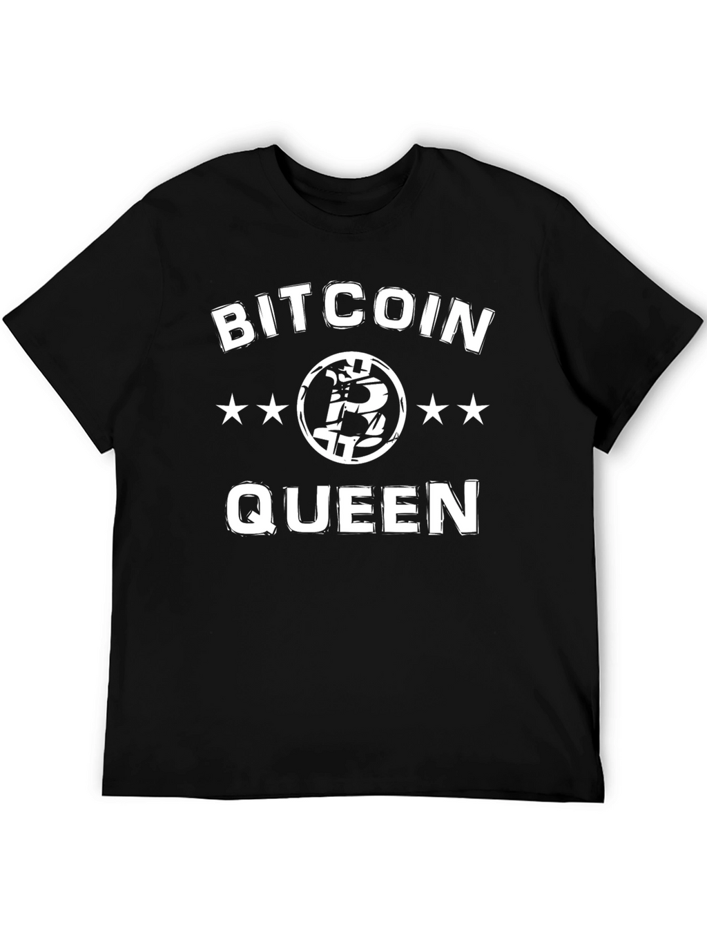 Bitcoin Queen Graphic T-Shirt - Crypto Fan Apparel