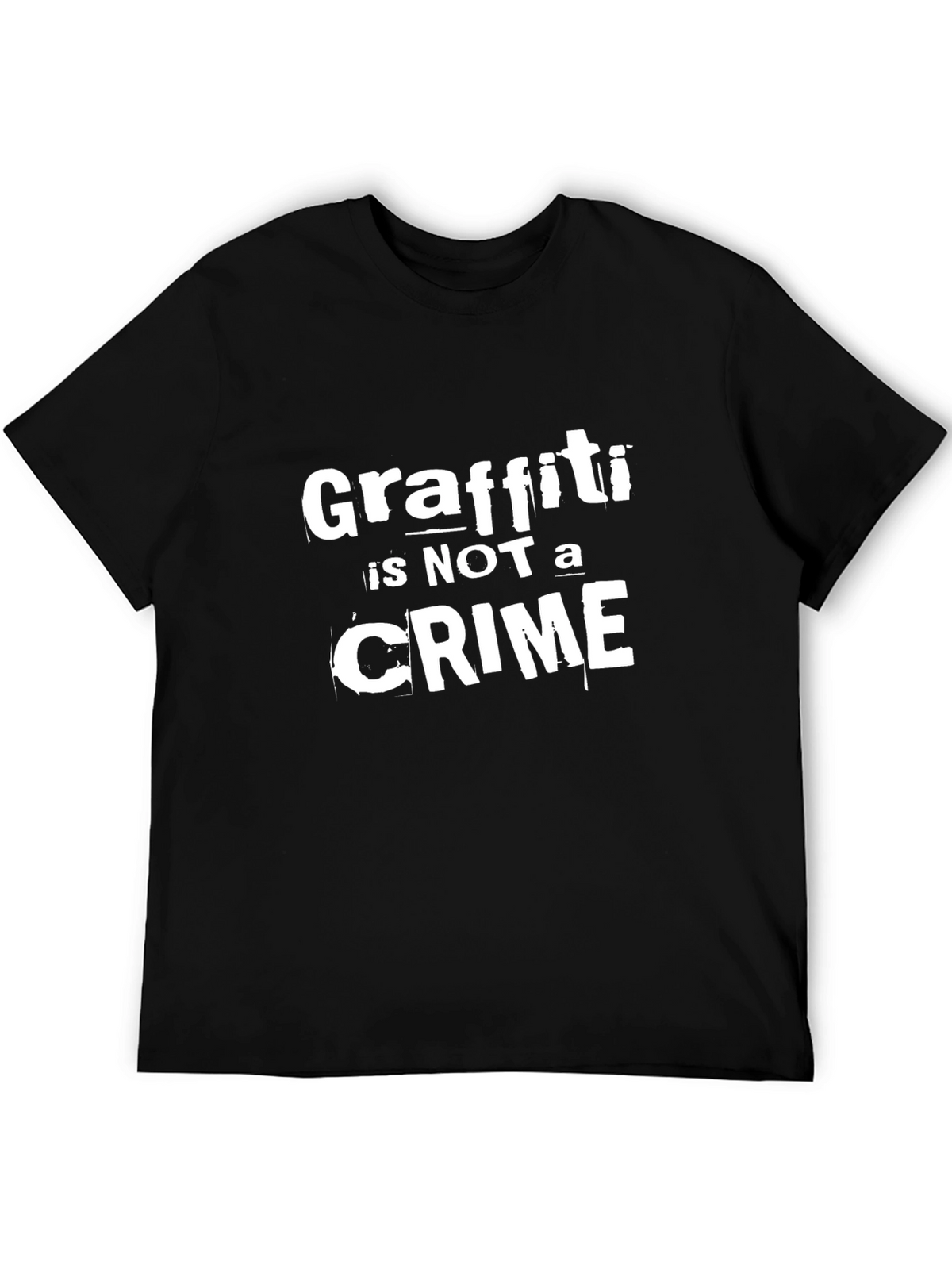 Graffiti is Not a Crime Black T-Shirt