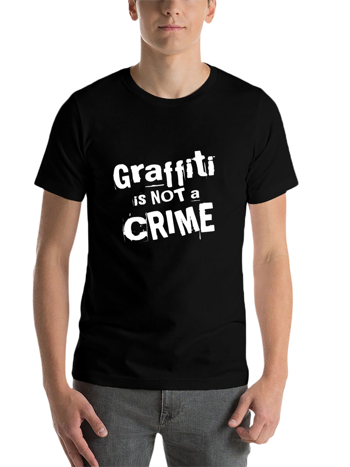 Graffiti is Not a Crime Black T-Shirt