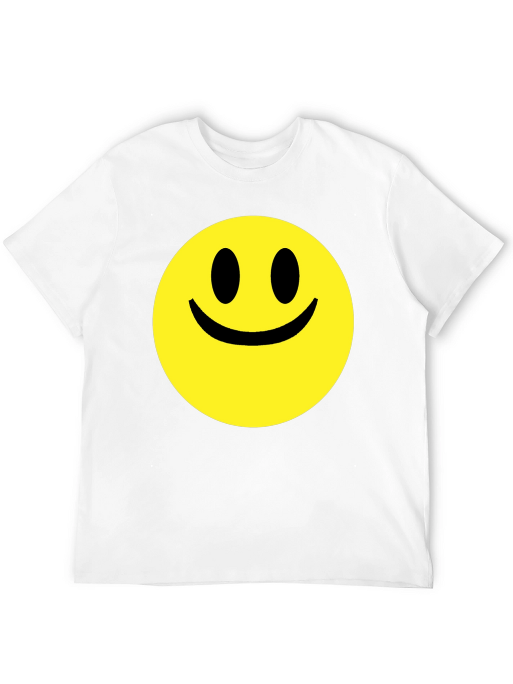 Smiley Face Graphic Black T-Shirt