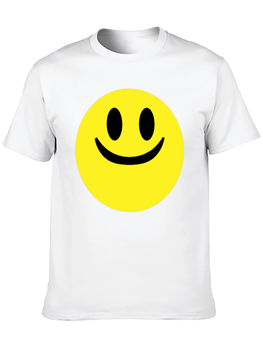 Smiley Face Graphic Black T-Shirt