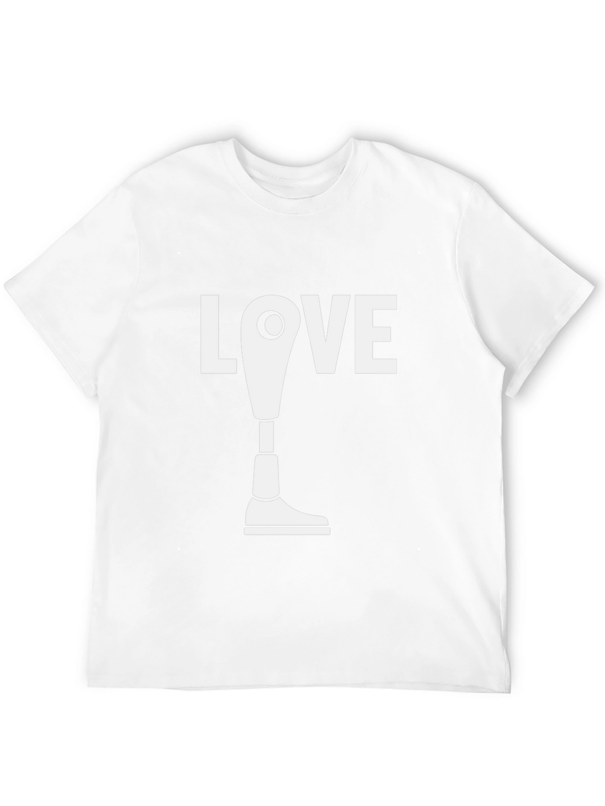 Love Prosthetic Leg T-Shirt - Black