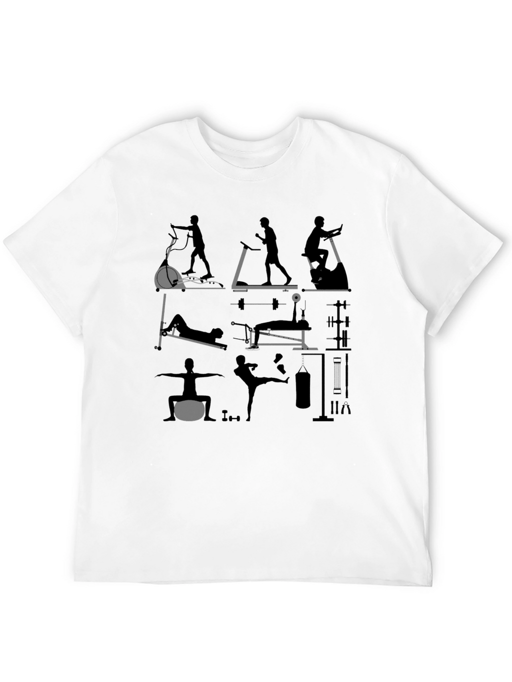 Gym Workout Graphic Tee - Fitness Enthusiast Shirt