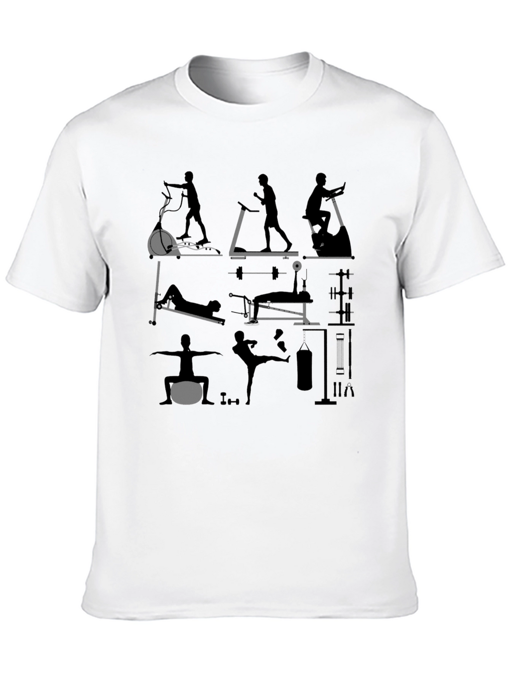 Gym Workout Graphic Tee - Fitness Enthusiast Shirt