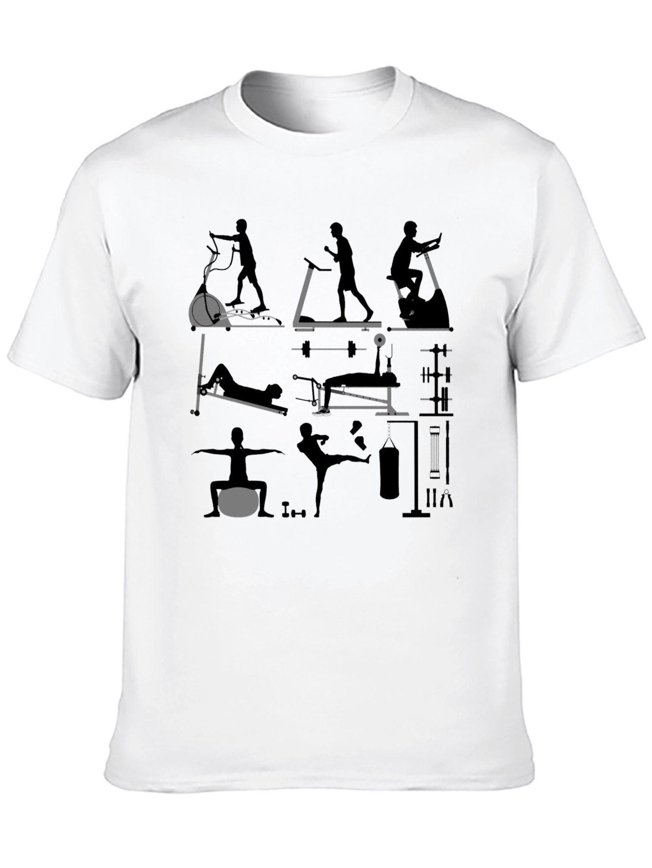 Gym Workout Graphic Tee - Fitness Enthusiast Shirt
