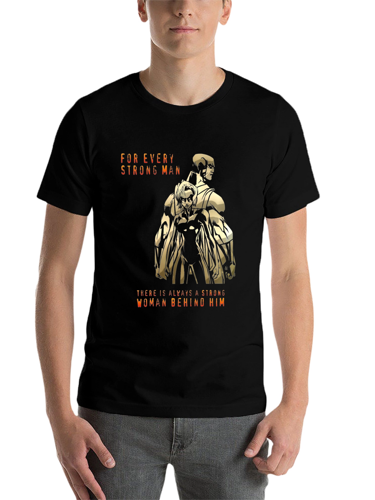 Strong Man/Woman Graphic T-Shirt